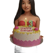 happy birthday cake celebration sticker