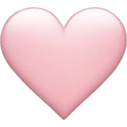 Light pink heart  sticker