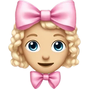 aesthetic cute pink bow sticker