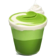 Matcha latte sticker