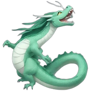 Spirited away haku dragon sticker