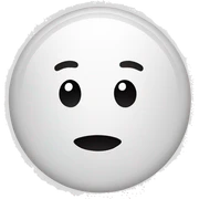 white round button sticker