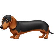 Sausage dog sticker