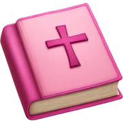 Pink bible sticker