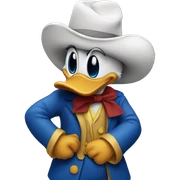 Donald duck sticker