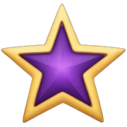 star whit star sticker