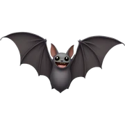 Bat flowers  sticker