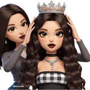 friends in stylish outfits sticker