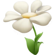 flower smelling sticker