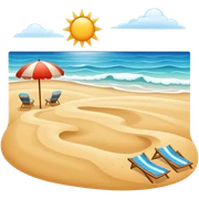 Beach  sticker