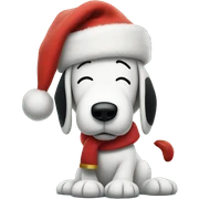 snoopy christmas  sticker