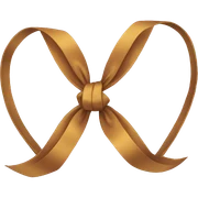Bow sticker
