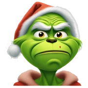 grinch crying sticker