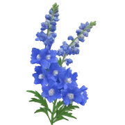 delphinium bouquet sticker