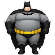 fat batman sticker