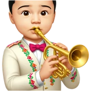 Mariachi Trumpet Player sticker