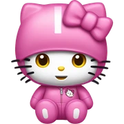 Hello kitty pink sticker