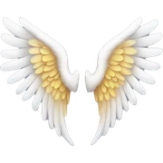 Angel wings sticker