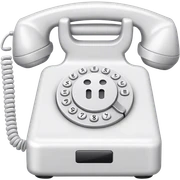 White phone sticker