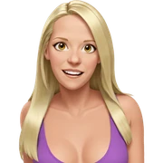smiling blonde girl portrait sticker