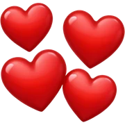 red heart sticker