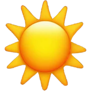 Sun sticker