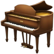 Upright piano sticker