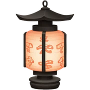 Japanese lantern sticker