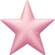 pale pink star sparkle sticker