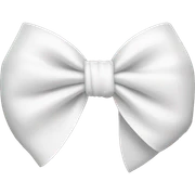 White bow sticker