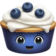 Blueberry dessert  sticker