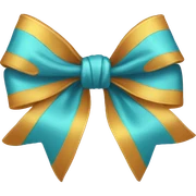 fancy bow sticker