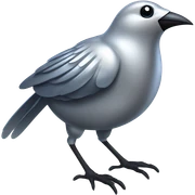 Silver from angry birds. sticker