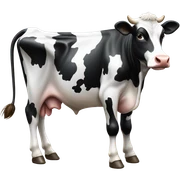Cow sticker