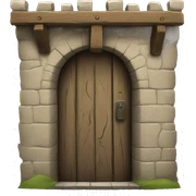 medieval door sticker