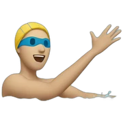 Breakstroke swim sticker