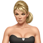blonde girl in strapless dress sticker