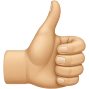 Thumbs up  sticker