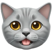 British shorthair hungry sticker