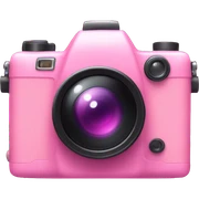 Pink camera  sticker