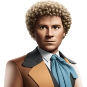 afro-haired boy portrait sticker