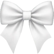 white bow sticker