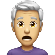 Emoji shock of crazy sticker
