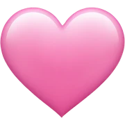 pink heart sticker