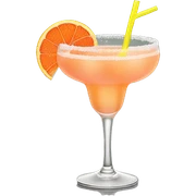 Grapefruit margarita drink sticker