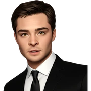 formal portrait of a young man sticker