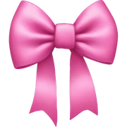 pink bow sticker