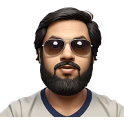 portrait of a man with sunglasses sticker