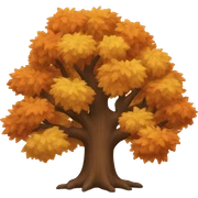 Autumn tree sticker