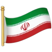 iran flag sticker